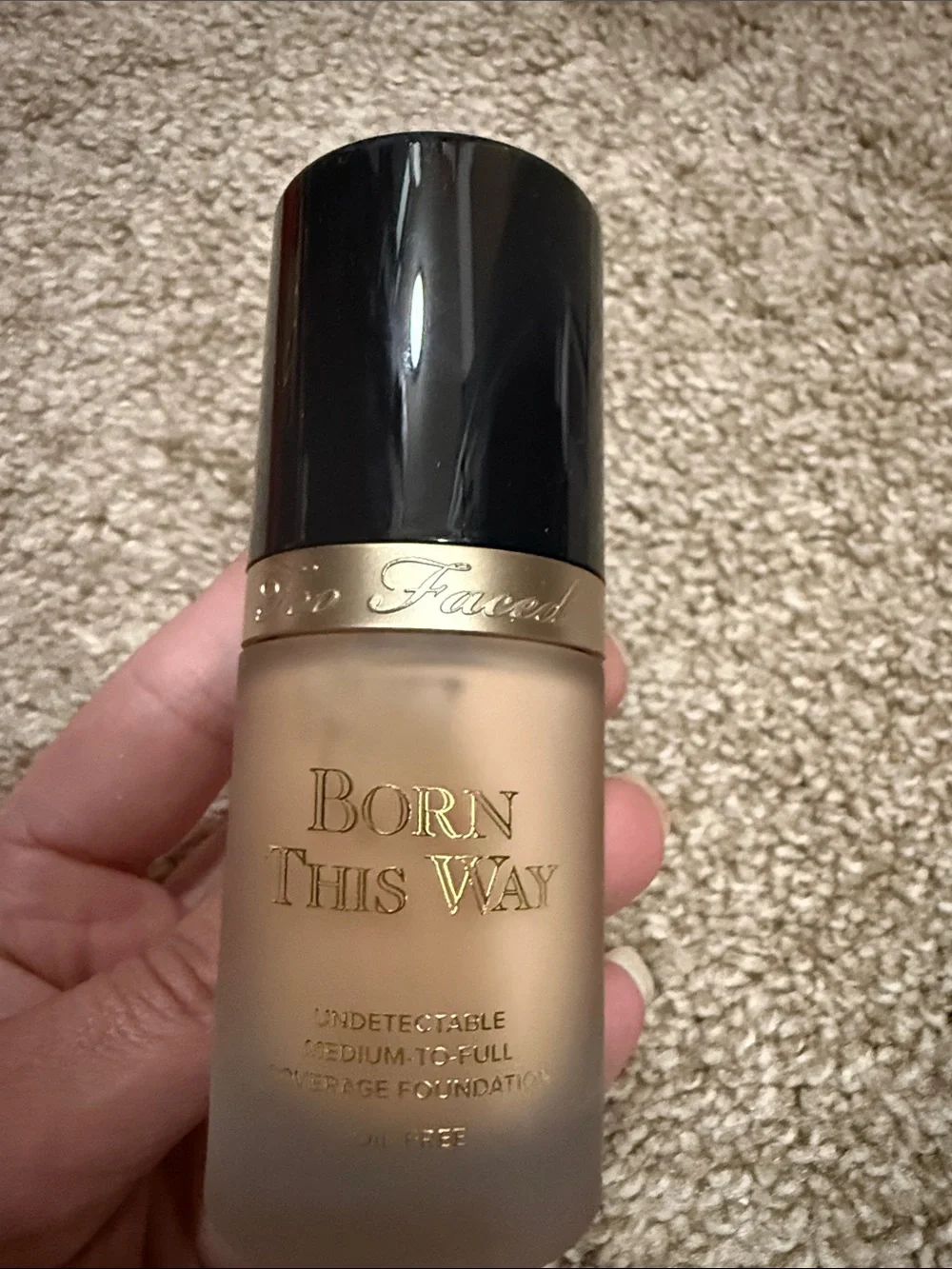 Too Faced Born This Way Medium-to-Full Coverage Foundation - almond shade